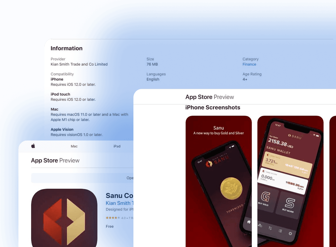 Sanu iOS project preview